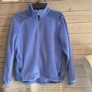 Columbia Full-Zip Fleece Jacket in Light Blue – Size M